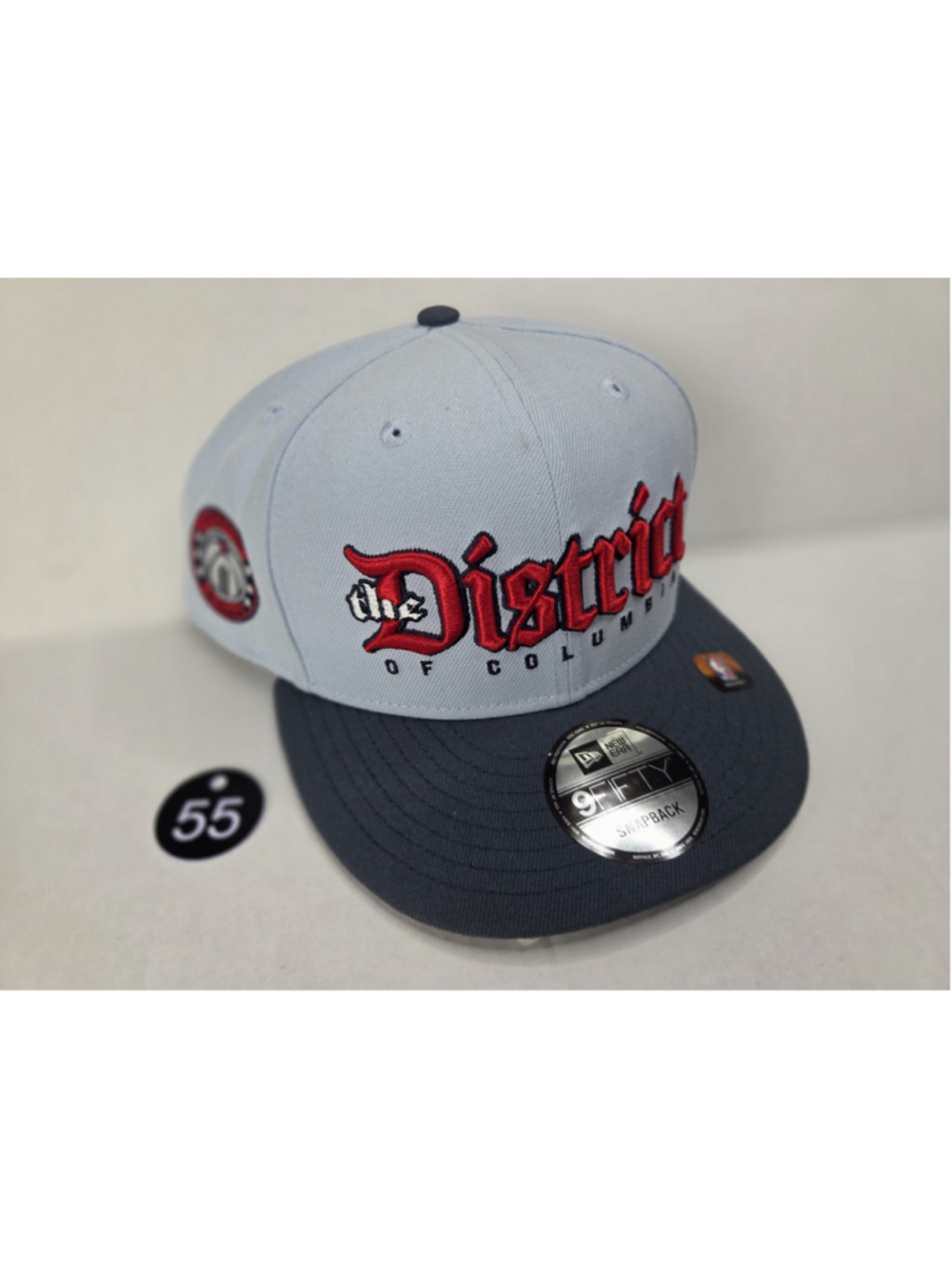 New Era 9FIFTY Washington Wizards District Columbia Snapback Cap Lt Blue NWT